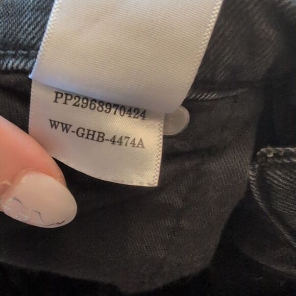 Everlane The way High Jean Organic Cotton Black Size 32 Crop - Picture 6 of 9